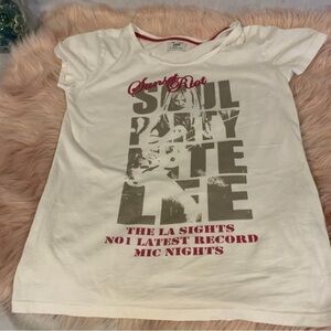 Lee Sunset Riot Graphic Tshirt Woman’s White